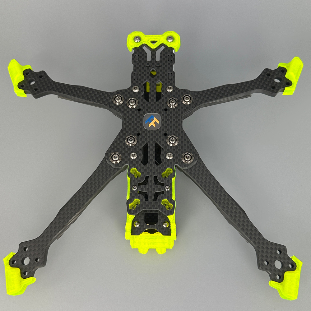 Рама FlyFish RC Volador 2 VD5 T700 (DJI O4 Pro) Желтая