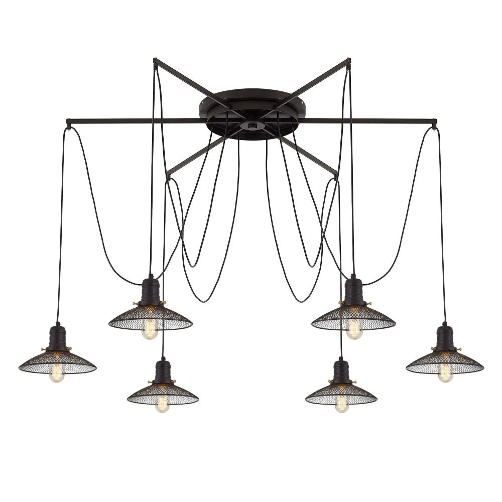 Citilux Эдисон CL451262 Люстра паук Венге