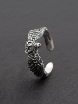 Кольцо «Ангел‑хранитель» из серебра