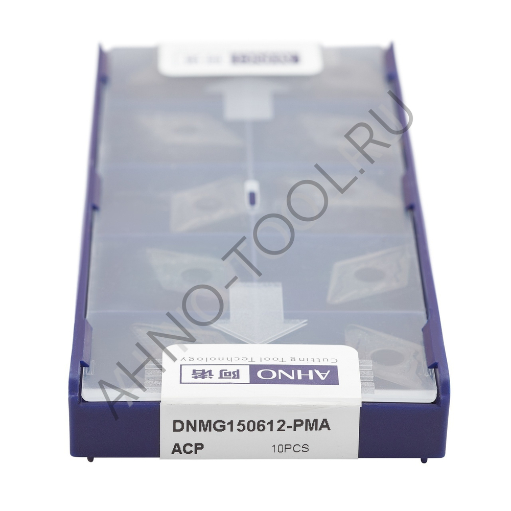 Пластина твердосплавная ISO DNMG150612-PMA ACP20E AHNO по стали, получистовая