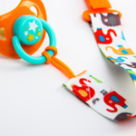 5421485 Держатель для соски - пустышки на ленте «Слоники», 28 см