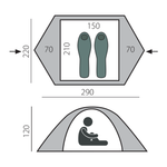 ПАЛАТКА BTRACE CLOUD 2