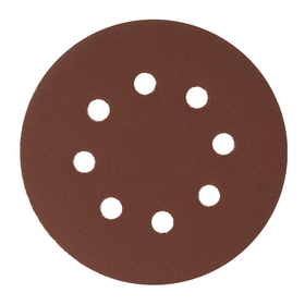 Круг абразивный на ворсовой подложке под "липучку", перфорированный, P 240, 125 мм, 5 шт Сибртех 738117