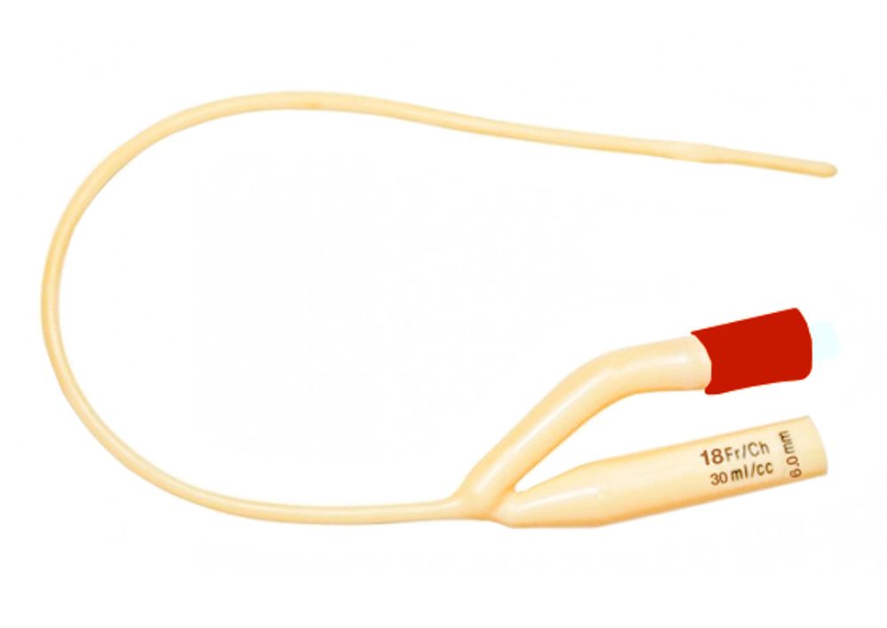 Латексные двухходовые катетеры Фолея Vogt Medical  Ch 18