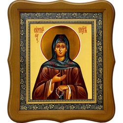 Сергий Шухтомский преподобный. Икона на холсте.