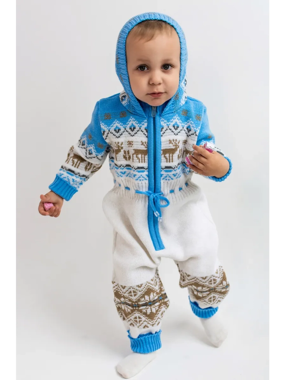 Комбинезон вязаный