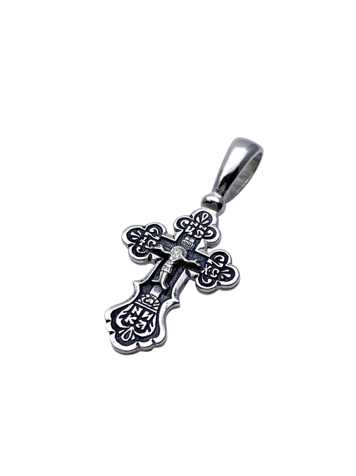 Крест из серебра/Чернение