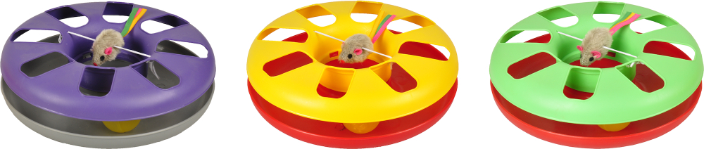 Трек для кошки KITTY-ROUNDABOUT, Flamingo