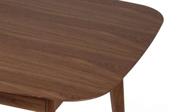 Раздвижной обеденный стол Hera 180-220х90 см, шпон ореха