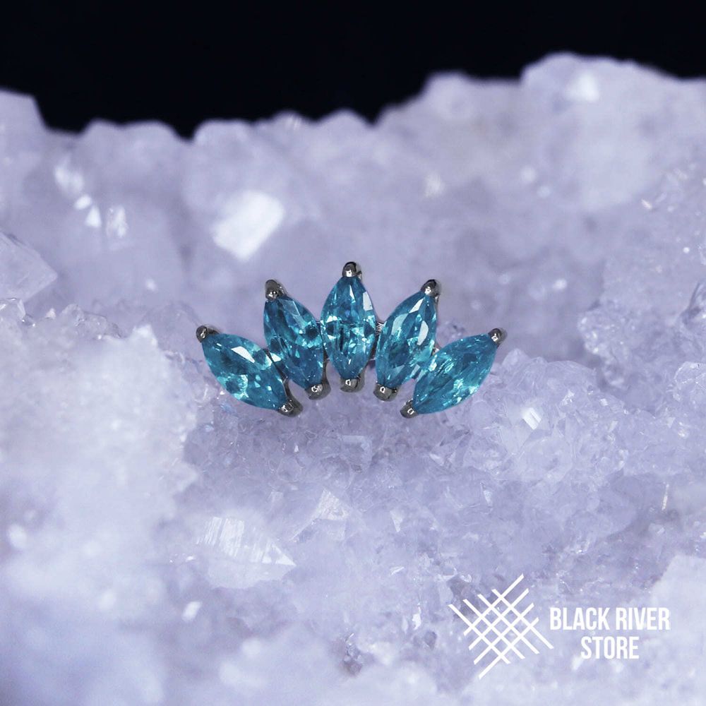 5K Marquise v.2 IG Blue Zircon