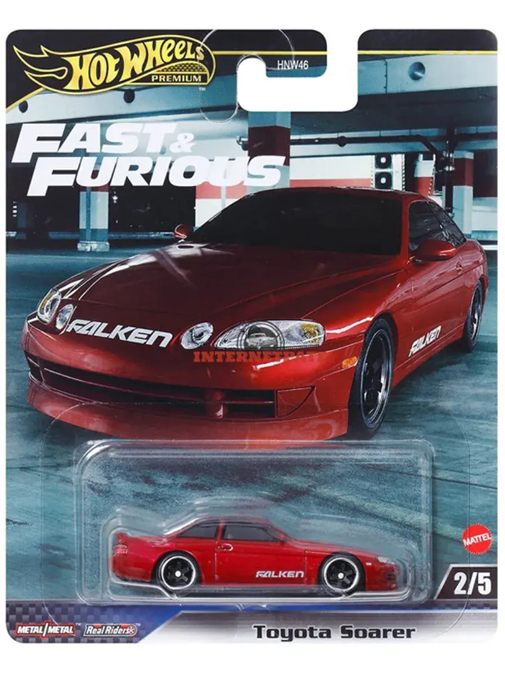 Машинка Хот Вилс Премиум Toyota Soarer HNW46 HRT95