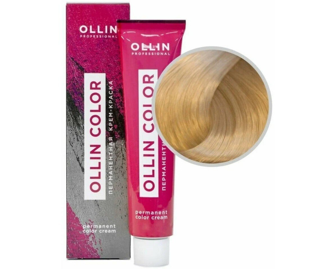 OLLIN COLOR 10/0 светлый блондин 60мл Перманентная крем-краска для волос