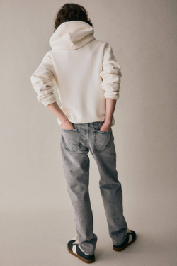 H&M Джинсы эластичные облегающие, светло-серый