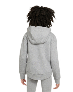 Кофта для девочки теннисная  Nike Sportswear Club Fleece FZ Hoodie G - серый