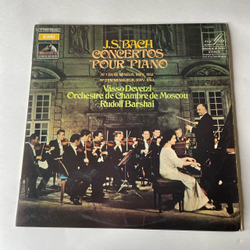 Винтажная виниловая пластинка LP J.S. Bach, И. С. Бах, Vasso Devetzi, Рудольф Баршай Rudolf Barshai, Концерты для фортепиано с оркестром (Disque 2) (Франция 1969)