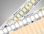 GS3501 2835 240Led /22W m/ 24V IP20 3000K/ 5000*10*1.2mm (2 конт.)