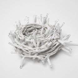 ULD-S1000-120-TWK WHITE IP67 Гирлянда светодиодная с эффектом мерцания. 10м. Соединяемая. 120 светодиодов. Белый свет. Провод белый. TM Uniel.
