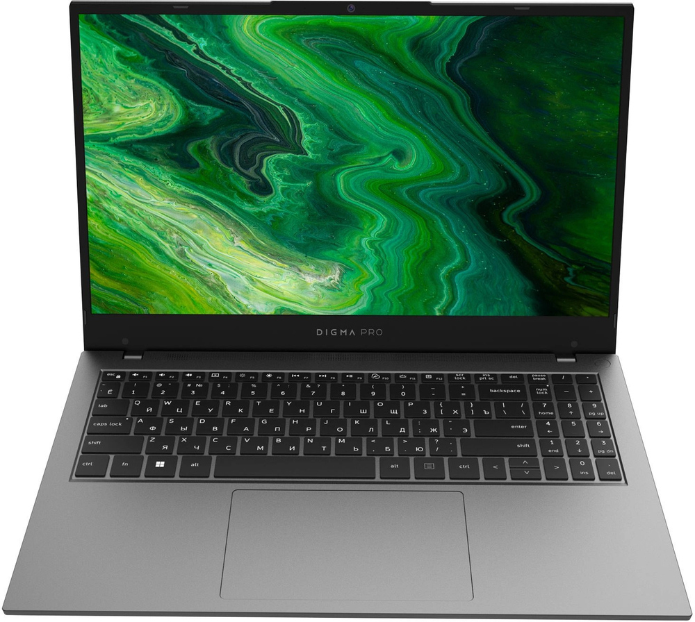 Ноутбук  Digma Pro Fortis 15.6 ", Core i3, 8 Гб RAM, 512 Гб SSD, UHD Graphics, Серый