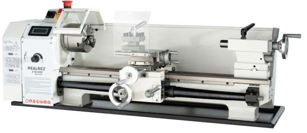 Токарно-винторезный станок REALREZ 210X500 220V (БЕЗ СТОЛА)