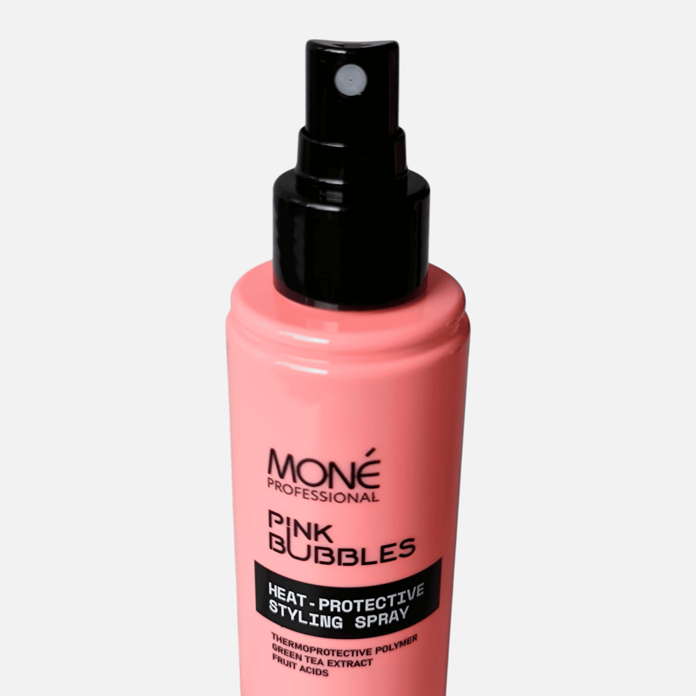 Термозащитный спрей для волос 150 мл MONÉ Pink Bubbles