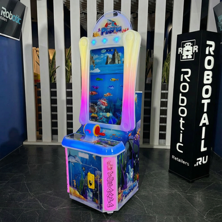 Детский автомат с видеоигрой «Рыбалка»
