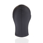 Черный текстильный шлем без прорезей для глаз (Цвет: черный)