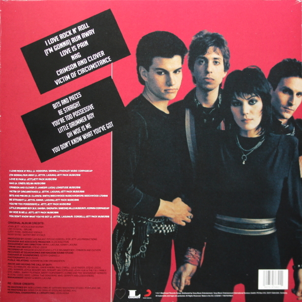 Joan Jett & The Blackhearts / I Love Rock 'N Roll (LP)