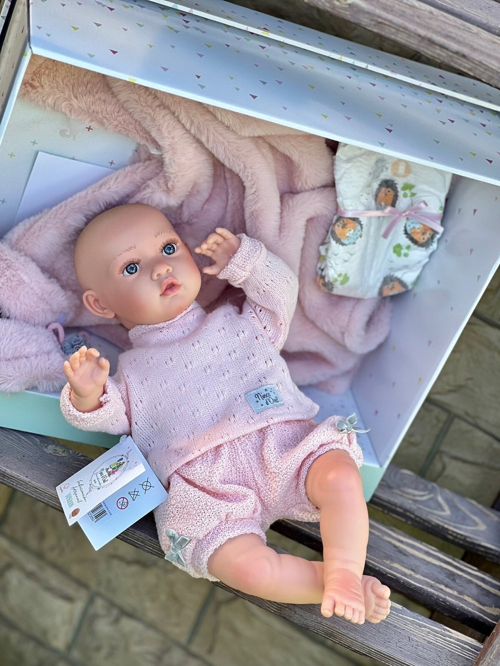 Кукла Реборн Nines 40см Susette мягконабивная (N0235)