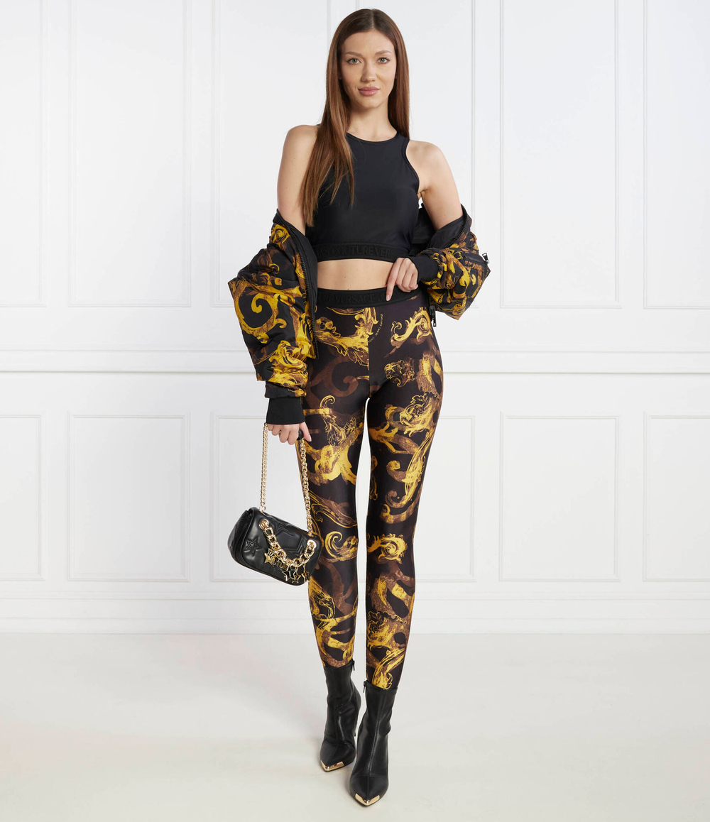 Леггинсы Versace Jeans Couture - черный(76HAC101JS292)