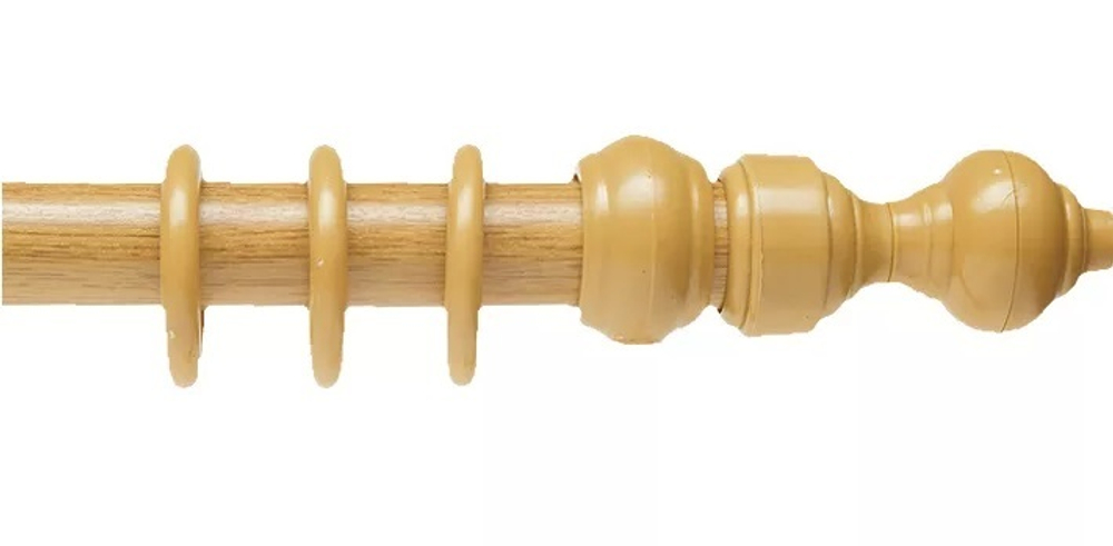 Карниз КАНТРИ + У шина 2,,8  м ЯСНЫЙ ДУБ