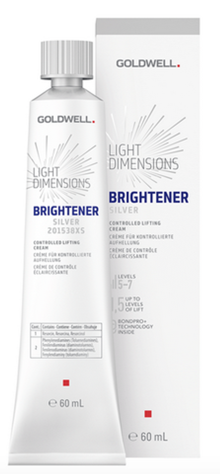 Goldwell Light Dimensions Brightener Silver - Осветляющий крем для холодных результатов 60 мл