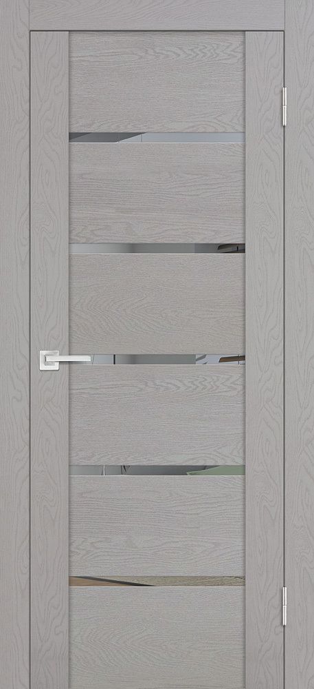 Дверь PST-7 / Цвет серый ясень / Зеркало тонированное / Двери PROFILO PORTE