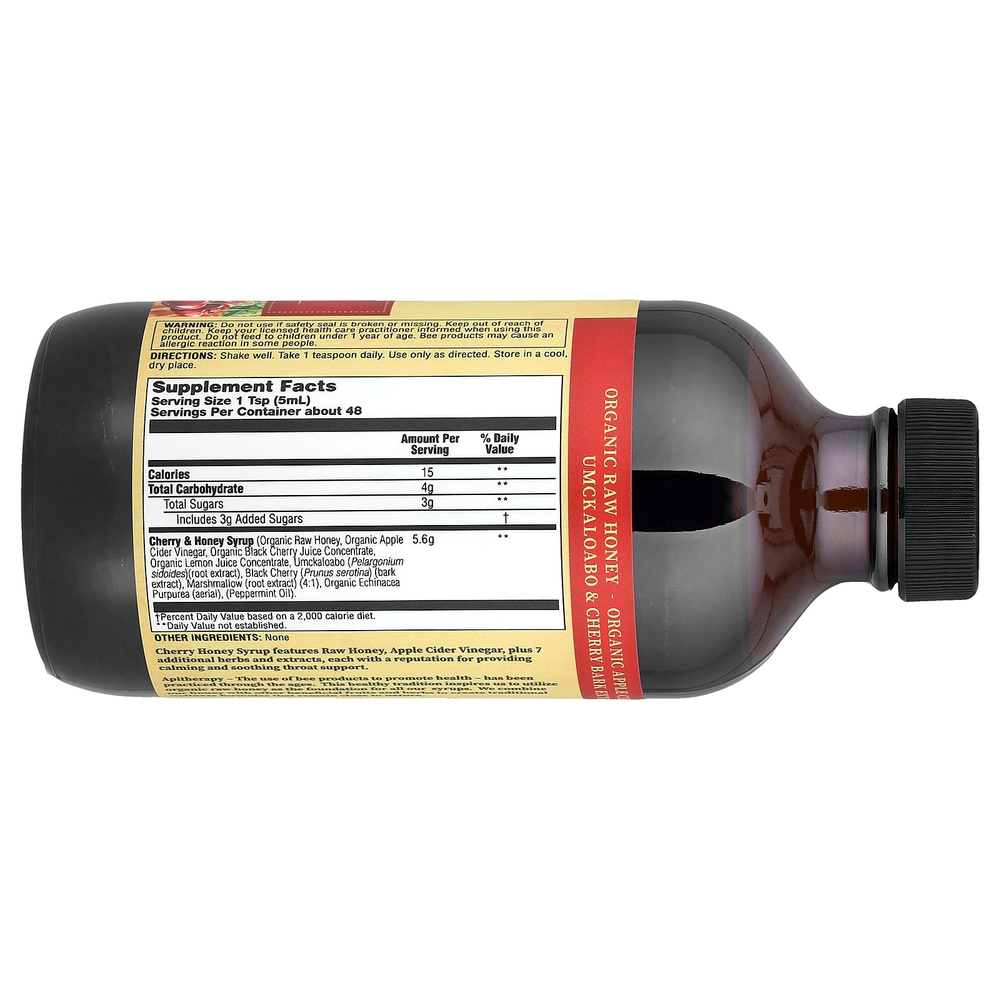 Zand, успокаивающий сироп для горла, вишня и мед, 236 мл (8 жидк. унций)