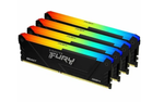 Оперативная память Kingston DDR4 64GB (4x16GB) 3200MHz PC-25600 FURY Beast RGB CL16 1.35V (KF432C16BB2AK4/64)