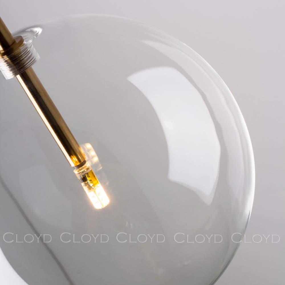 Подвесной светильник Cloyd CARAMBOL P1 / Ø25 см - латунь (арт.11153)