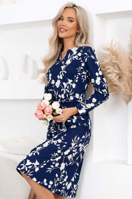 Платье Преображение (темно-синее) П13191-45М LT Collection