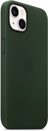 Чехол Apple MagSafe для iPhone 13, кожа, «зелёная секвойя»