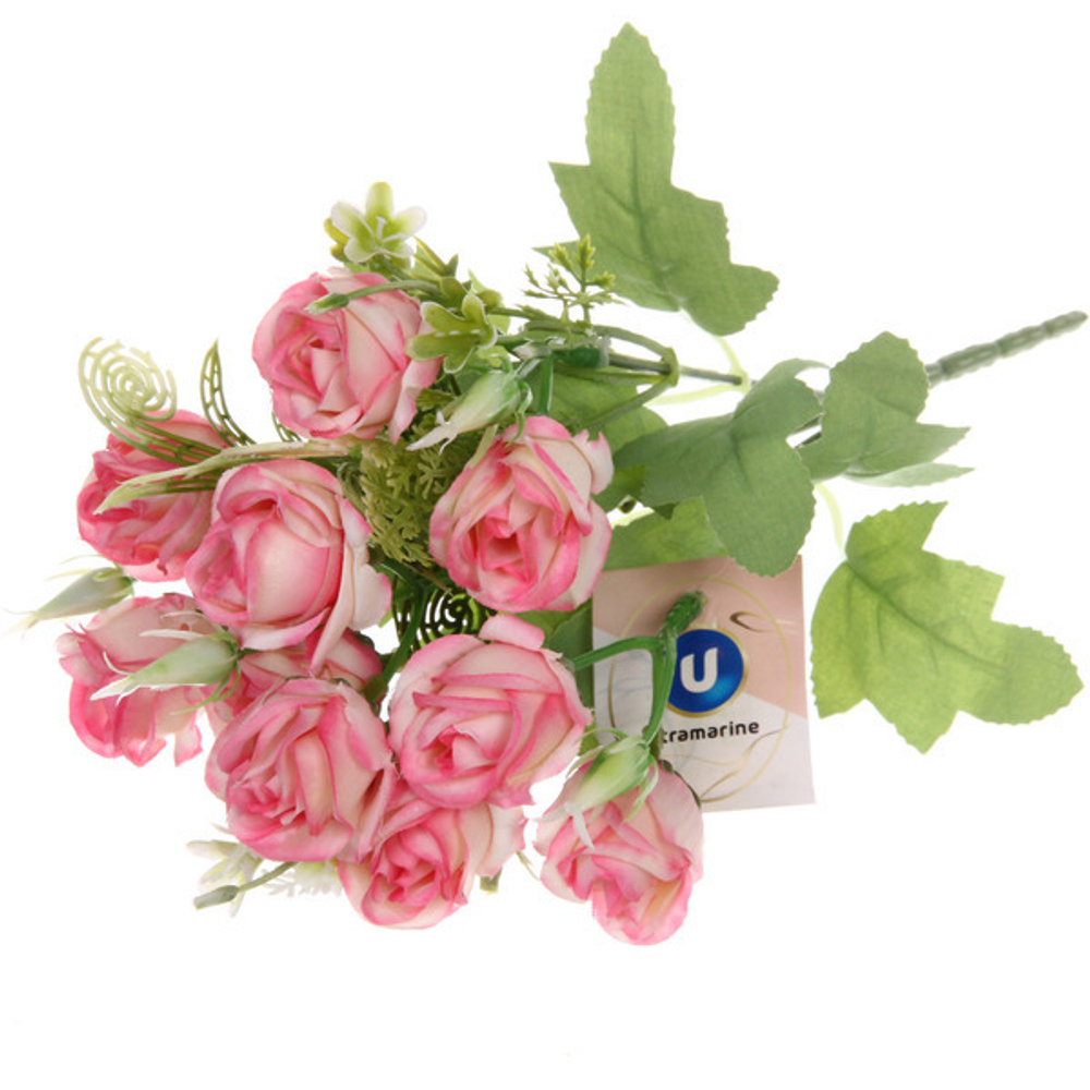 Искусственные цветы «Летняя фантазия» Розы 30см цвет ярко-розовый