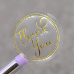 Круглые наклейки «Thank you»
(12 шт, в наличии чёрные и прозрачные)