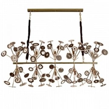 Люстра Burst Chandelier Natural Agate Line