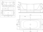 Каркас для ванны AM.PM Sensation W30A-180-080W-R Серый