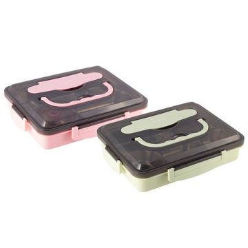 Ланч бокс 1000 мл. Kamille KM 2144 пластик, нержавеющая сталь