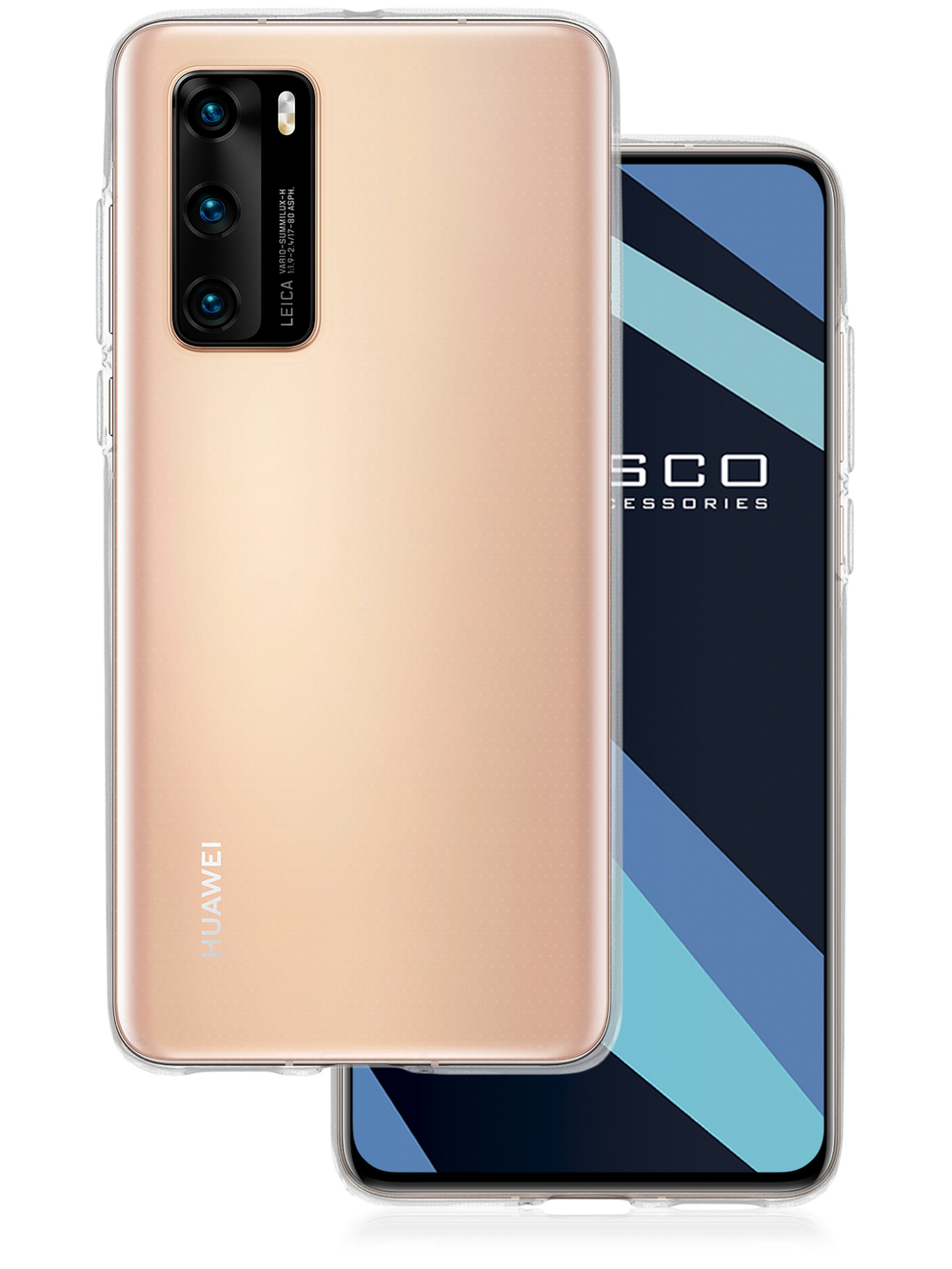 Чехол ROSCO для Huawei P40 оптом (арт. HW-P40-TPU-TRANSPARENT)