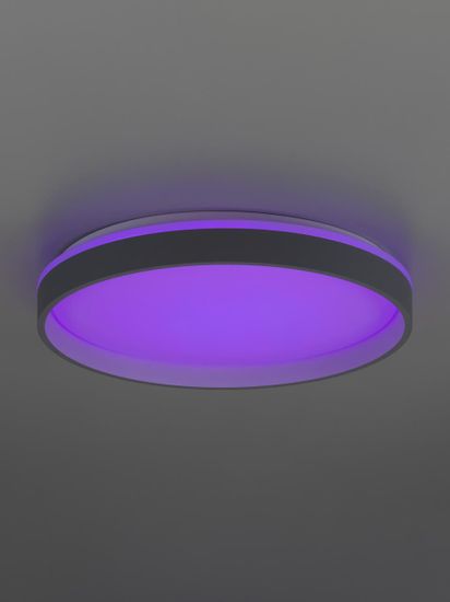 CL753453G ENZO Серый+Белый LED Св-к с пультом