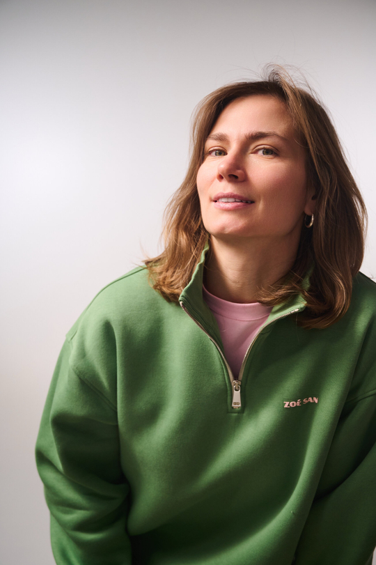 Олимпийка из футера "Трава"