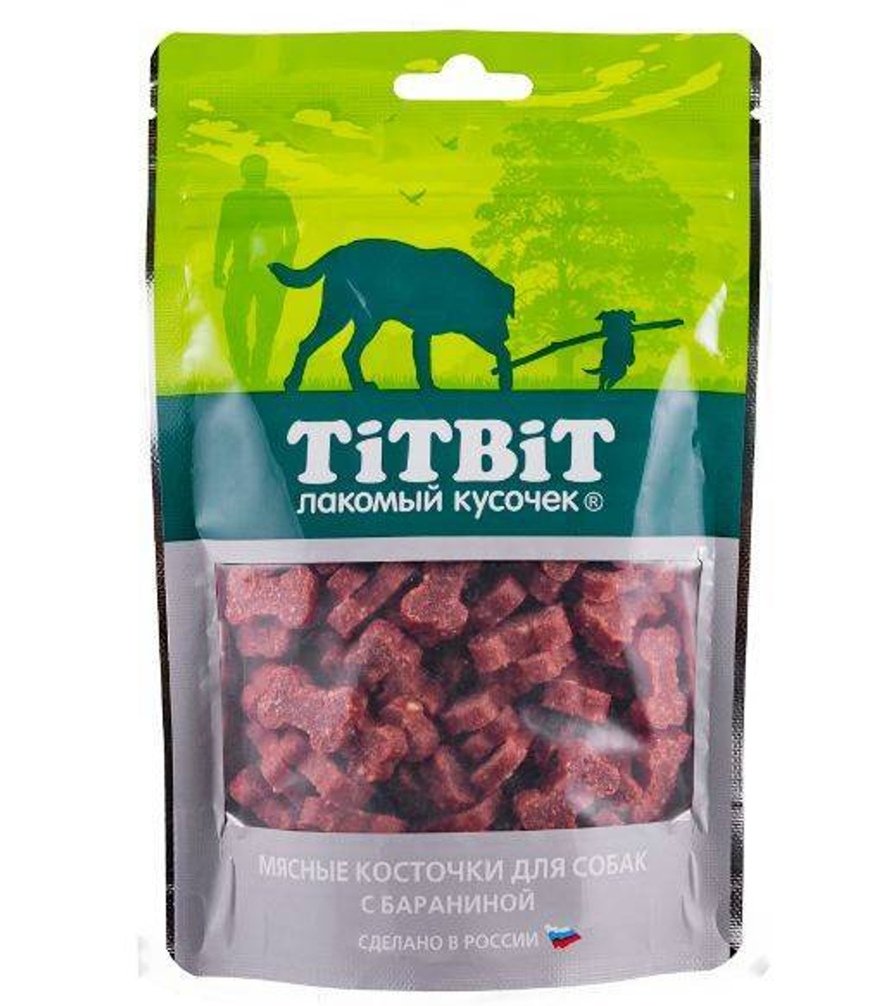 Титбит Косточки мясные для собак с бараниной 145г