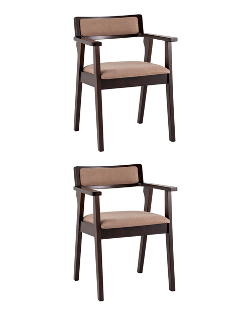 Стул обеденный MATS светло-коричневый 2 шт.