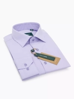 Рубашка на высокий рост LONG SLIM FIT с длинным рукавом, лавандовая