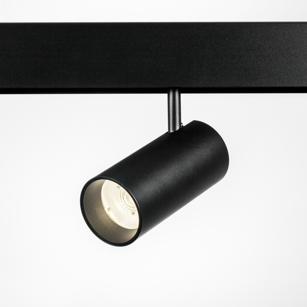 209247 Светильник 48V для 1-фазного трека UNO LED 15W 1200LM 28G ANTIGLARE ЧЕРНЫЙ МАТОВЫЙ 4000K