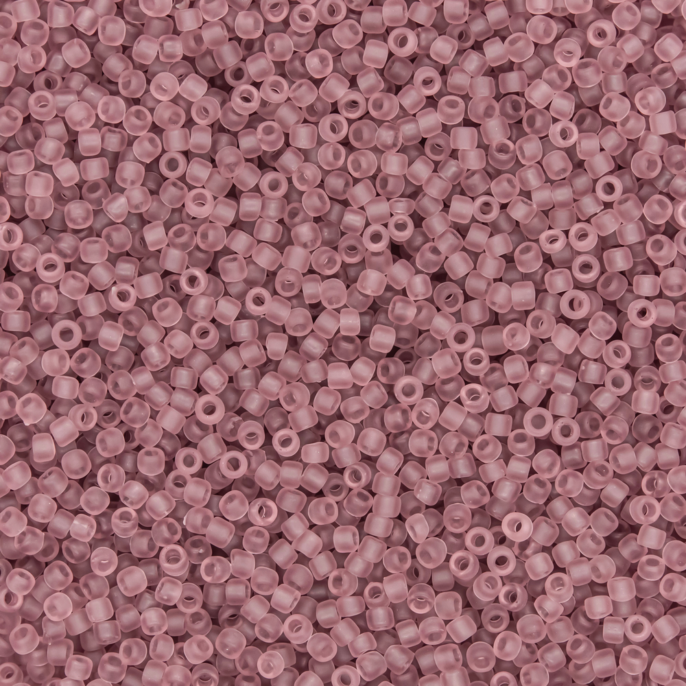 Японский бисер TOHO Round 15/0 (№6F), прозрачный матовый